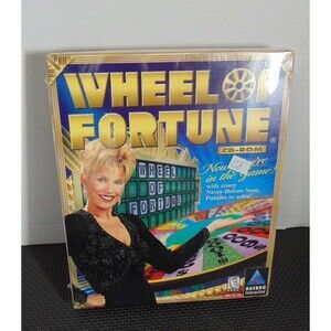 VINTAGE - NEW  1998 Wheel of Fortune Cd Rom Sealed